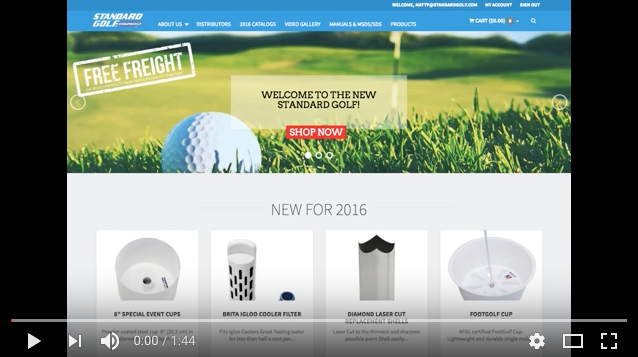 StandardGolf.com Website Tutorial