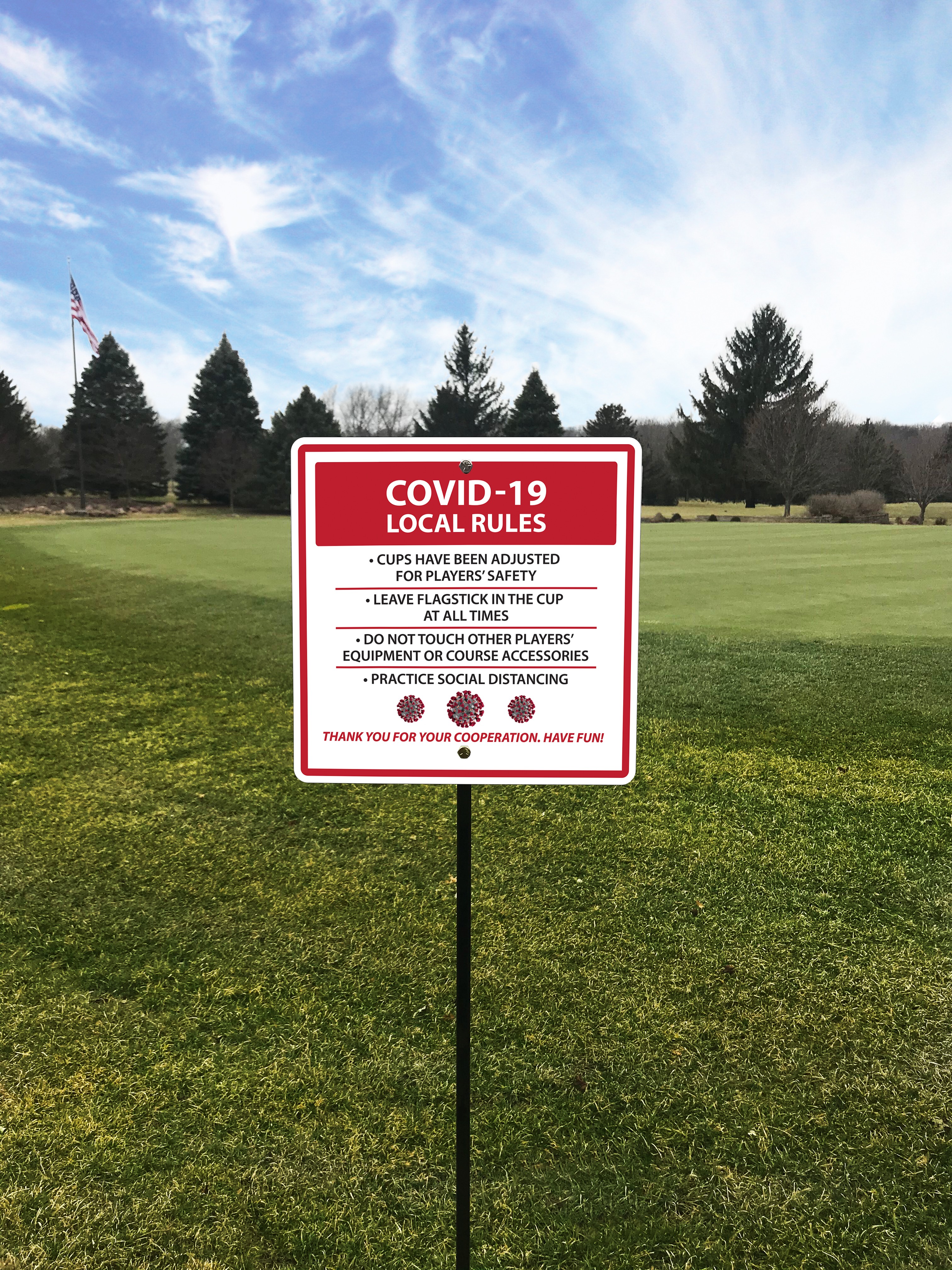 Protect Yourself Protect Your Course Standard Golf